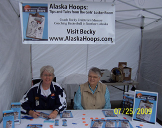 Coach Becky and Publisher Connie Taylor at Anchorage Book Signing