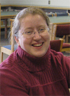 Becky Crabtree at the Barrow Book Signing taken by Jay St. Vincent